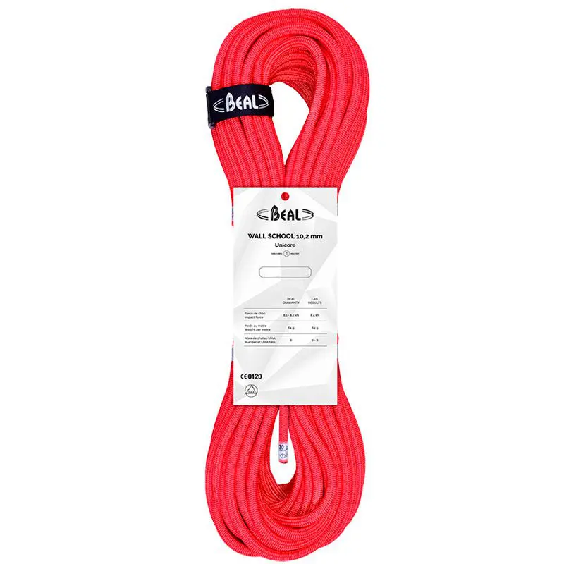 Cuerda Dinámica WALL SCHOOL 10.2 mm (Red) x Metro – Beal