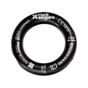 Aro aluminio RING CONNECT 25kN Negro – Rock Empire