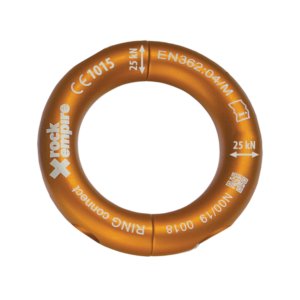 Aro aluminio desmontable RING CONNECT 25kN Naranjo – Rock Empire