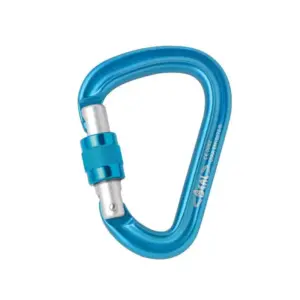 Mosquetón Aluminio HMS Rosca 28kN Be Safe Azul – Beal