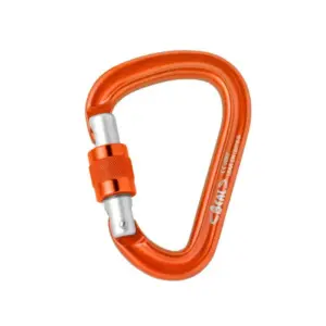 Mosquetón Aluminio HMS Rosca 28kN Be Safe Naranjo – Beal