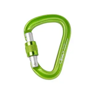 Mosquetón Aluminio HMS Rosca 28kN Be Safe Verde – Beal