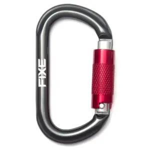 Mosquetón Aluminio Oval 2 Tiempos 22kN – Fixe