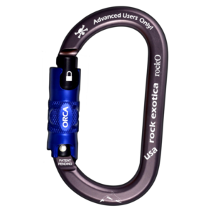 Mosquetón Aluminio Oval 3 Tiempos 24kN RockO Orca-Lock (C3-O) – Rock Exotica