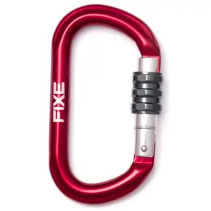 Mosquetón Aluminio Oval Rosca 22kN TUCANA – FIXE