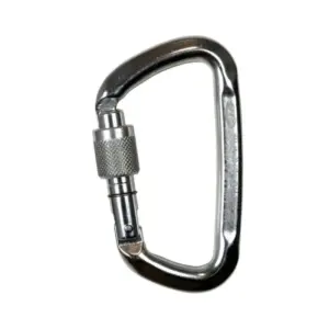 Mosquetón Aluminio Tipo D Rosca 30kN D-Shape SG – Climbing Technology