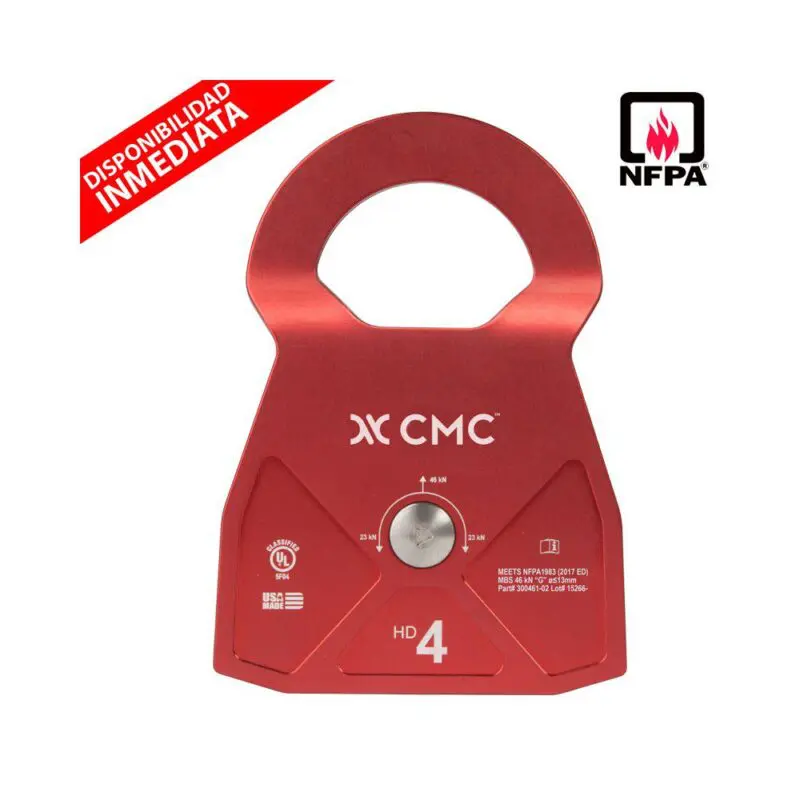 Polea Simple HD4 46kN (NFPA) – CMC Rescue Polea Simple HD4 46kN (NFPA) – CMC Rescue