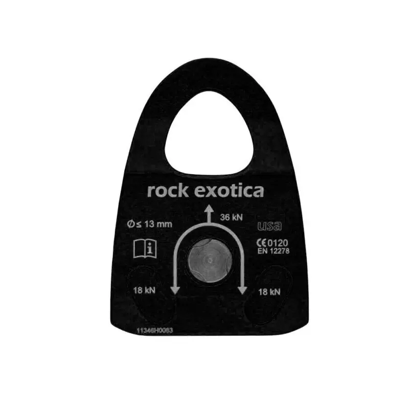 Polea Simple Machined Rescue (P22) Black 36kN – Rock Exotica Polea Simple Machined Rescue (P22) Black 36kN – Rock Exotica